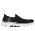 Skechers Slip-ins: GO WALK 7 - Springtime, BLACK / WHITE, full