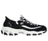Skechers Slip-ins: D'Lites - New Classic, BLACK / WHITE, full