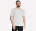 GO DRI Pima Signature V-Neck, WEISS / GRAU, full
