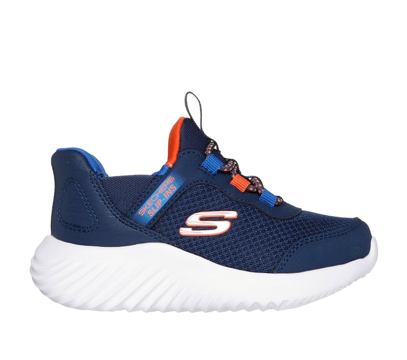 Skechers Slip-ins: Bounder - Brisk-Burst, NAVY / BLUE, fullimage number 0