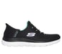 Skechers Slip-ins: Summits - Diamond Dream, SCHWARZ / TÜRKIS, full image number 0