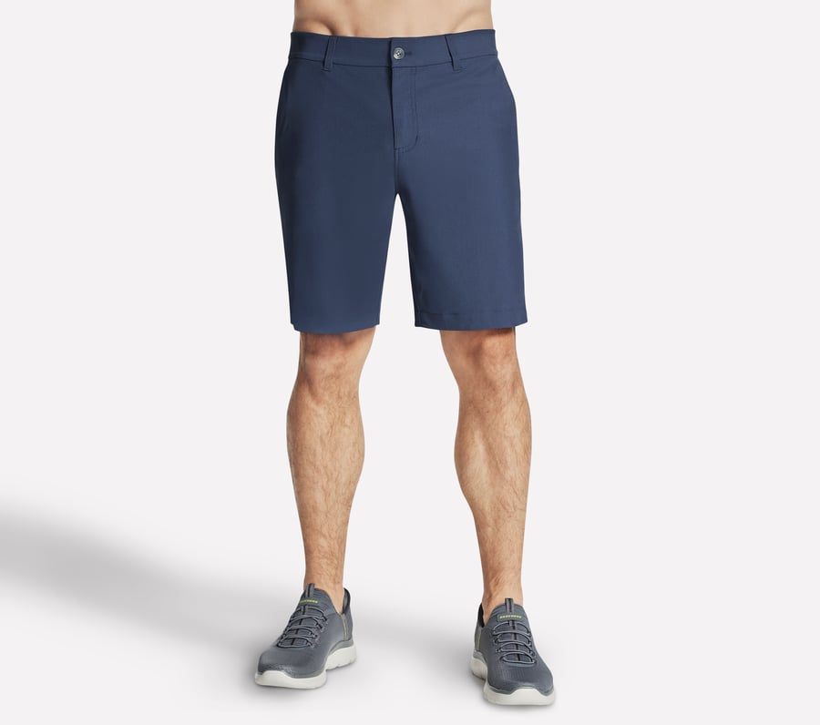 SKECH-KNITS Premium Everywhere 9 Inch Short, GRIS ANTHRACITE / BLEU MARINE, fullimage number 0