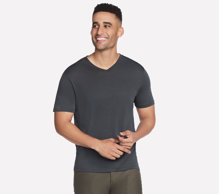 GO DRI Pima Signature V-Neck, MARRÓN, fullimage number 0
